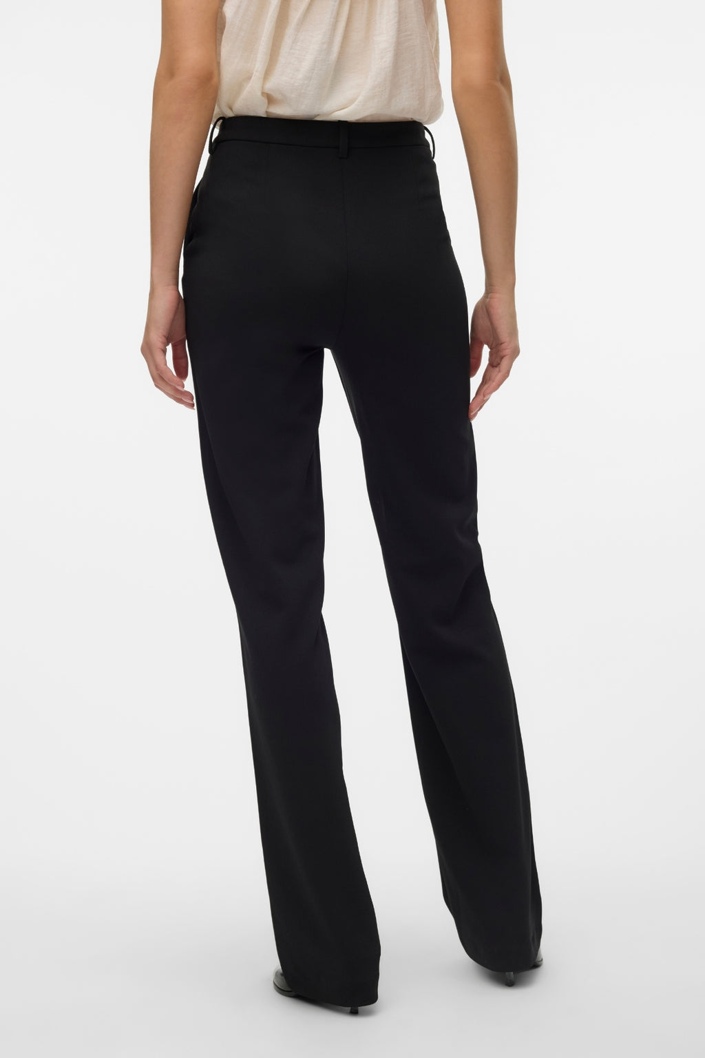 Zamira Slim Straight Pants - Svart