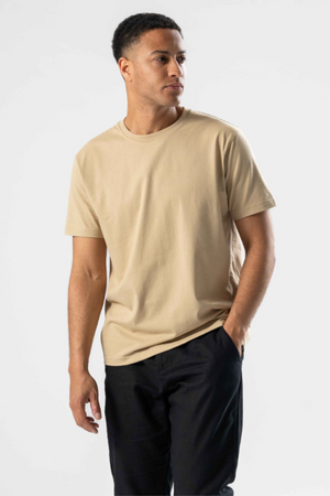 Regular T-skjorte - Beige