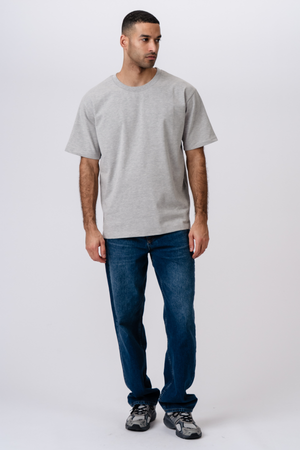 Heavy Boxfit T-skjorte - Mørkegrå