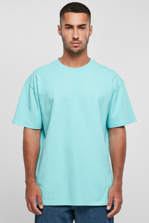 Heavy Oversized T-skjorte - Beryl Blue