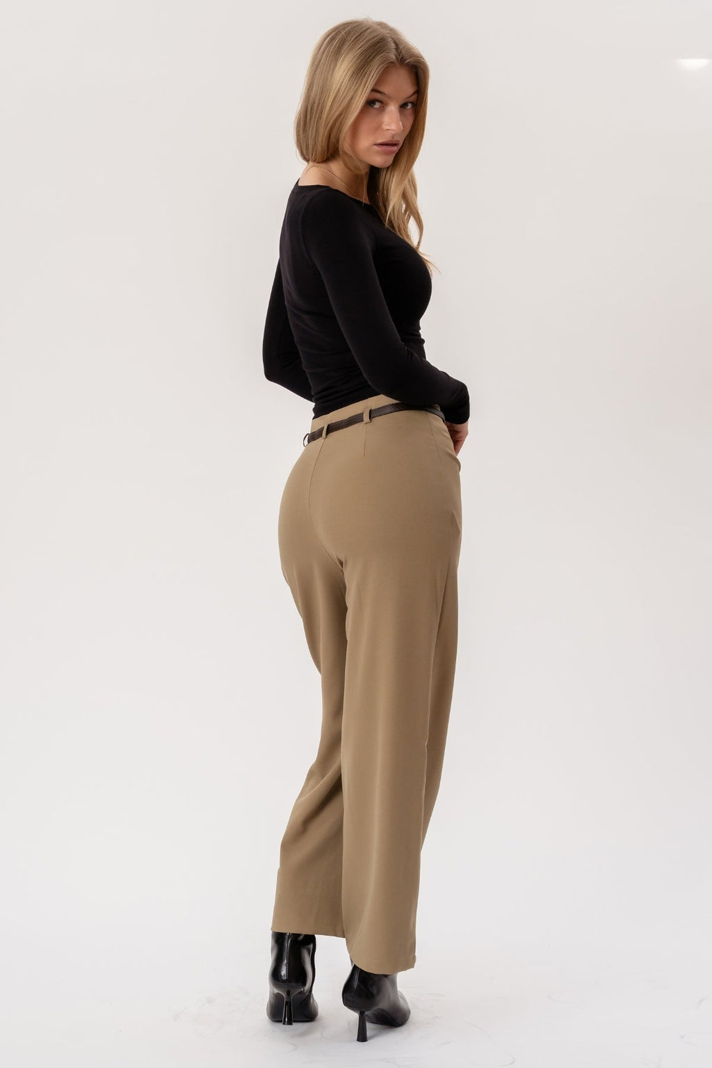 Isabel Loose Bukser - Khaki