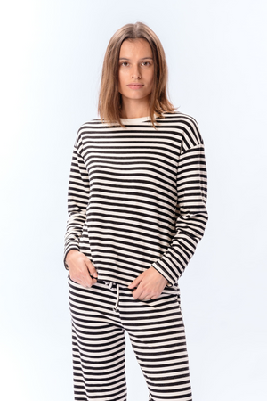 Stripeskjorte - Svart
