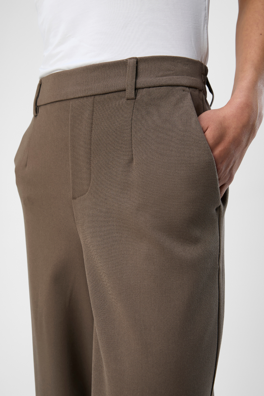 Lisa Wide Pants - Morel
