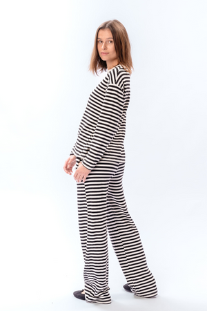 Stripeskjorte - Svart