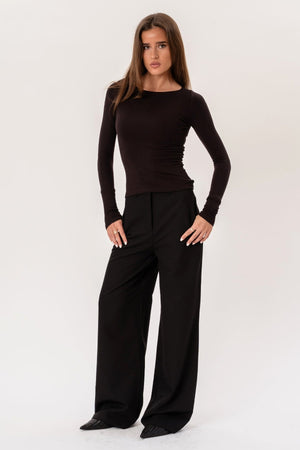 Rosalie Wide Pants - Svart
