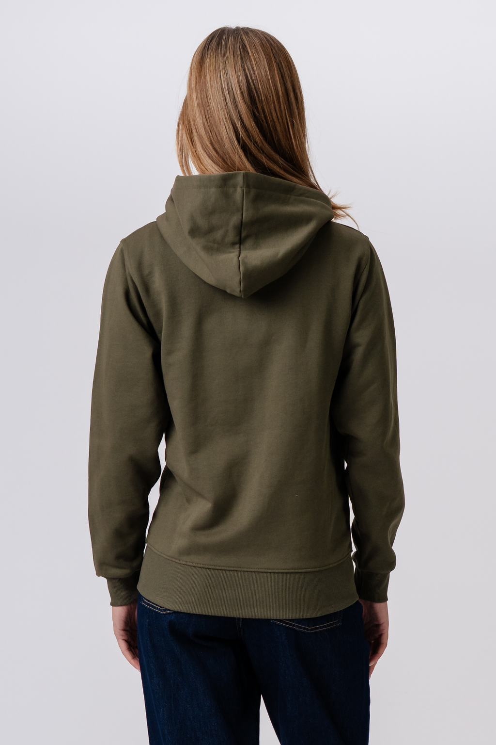 Basic Zip Hettegenser - Army
