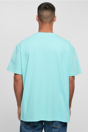 Heavy Oversized T-skjorte - Beryl Blue