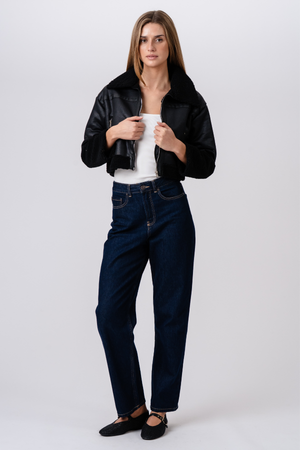 Daisy Shearling Jakke - Sort