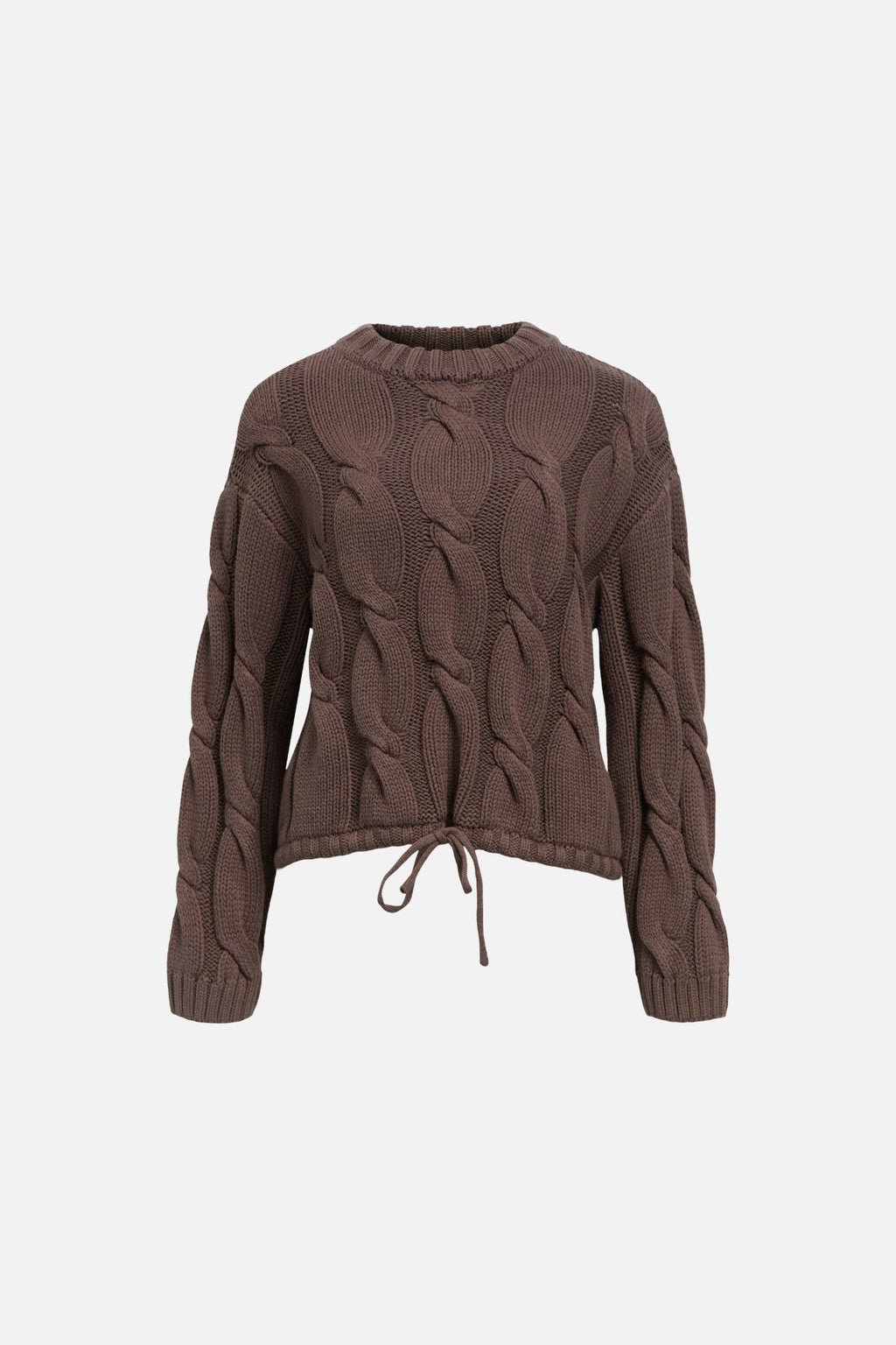 Bay Strikkegenser - Seal Brown