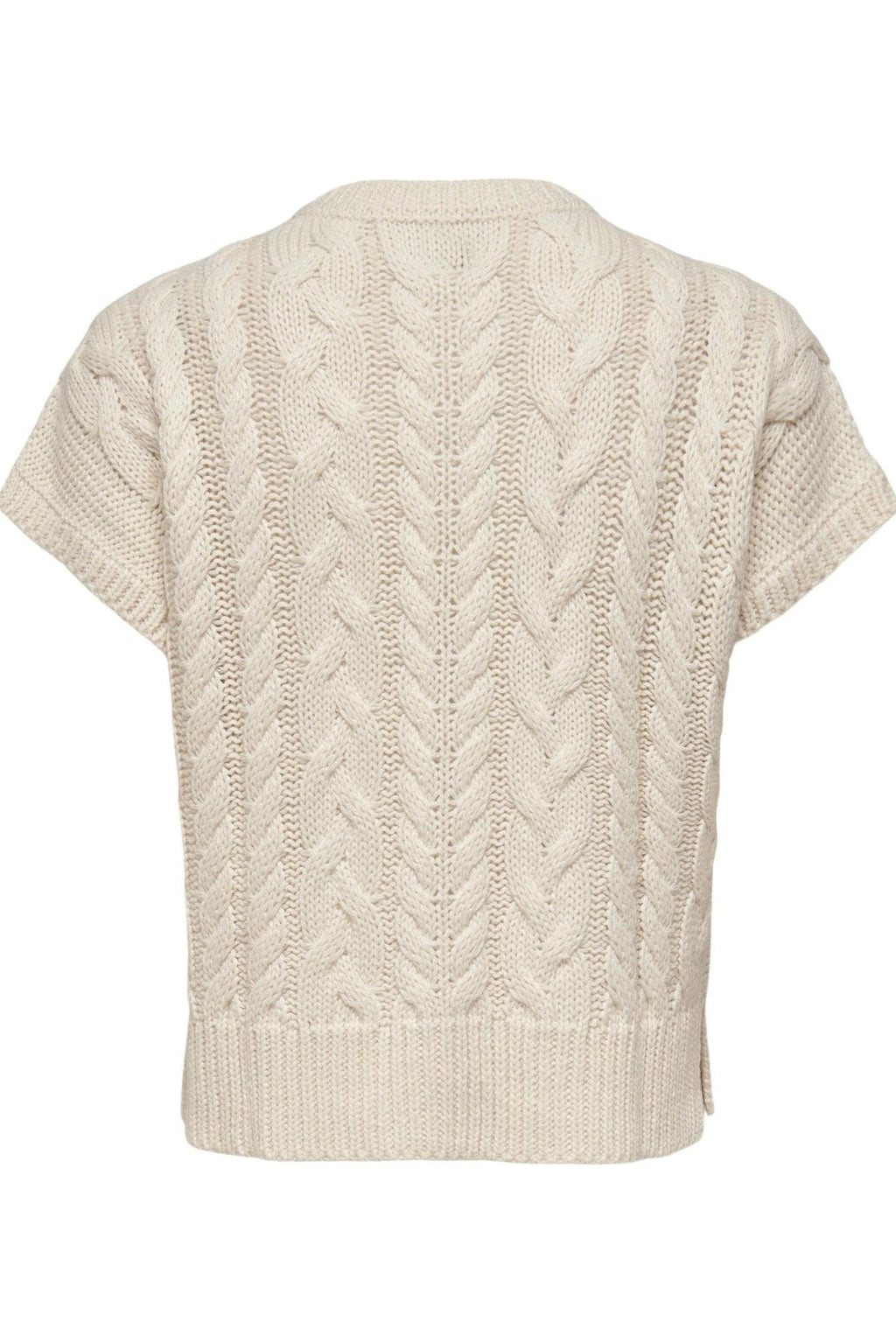 Violetta Cable Vest - Eggnog