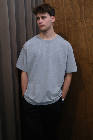 Heavy Boxfit T-skjorte - Mørkegrå