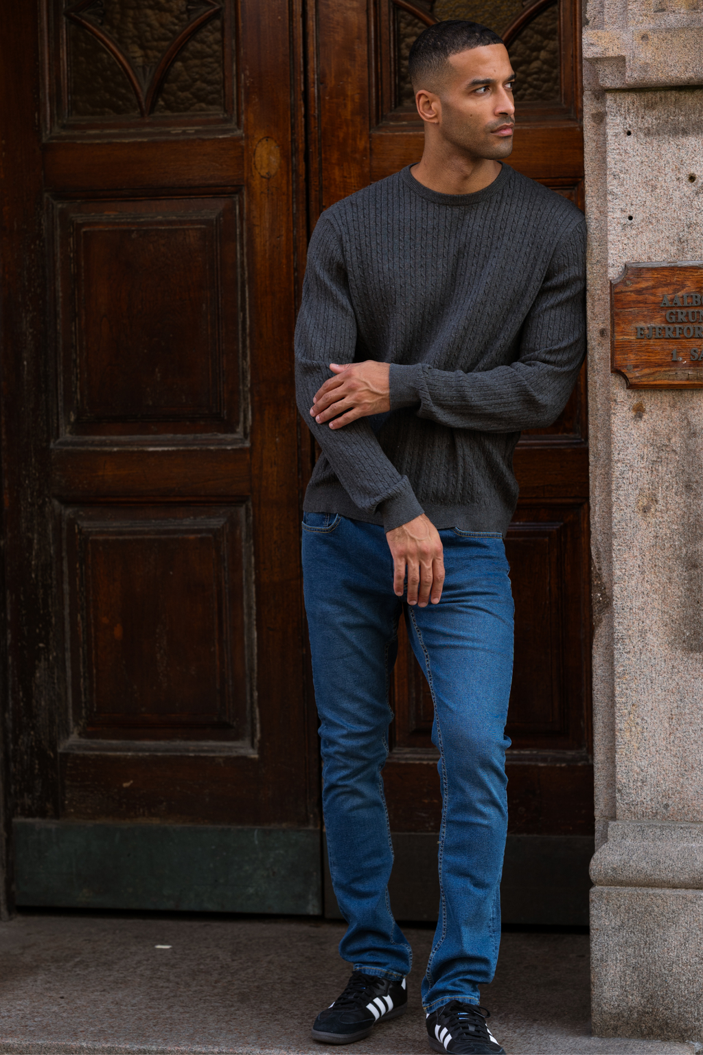 Performance Jeans (Slim) - Medium Blue Denim