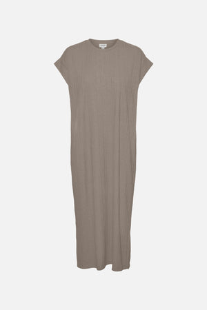 Phoenixy Cap Sleeve Calf Dress - Moon Rock