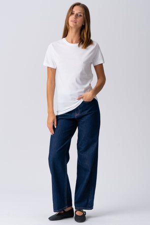 Boyfriend T-shirt - Hvit