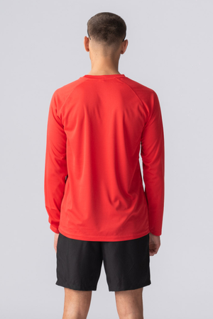 Langermet Trenings T-shirt - Rød
