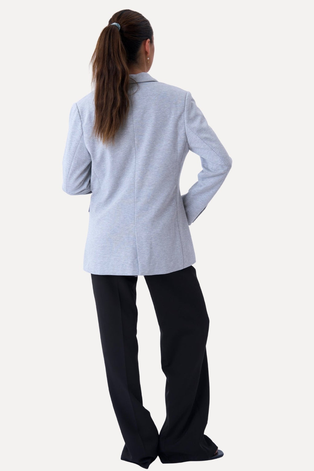 Klassisk fit Blazer - Lys Grå