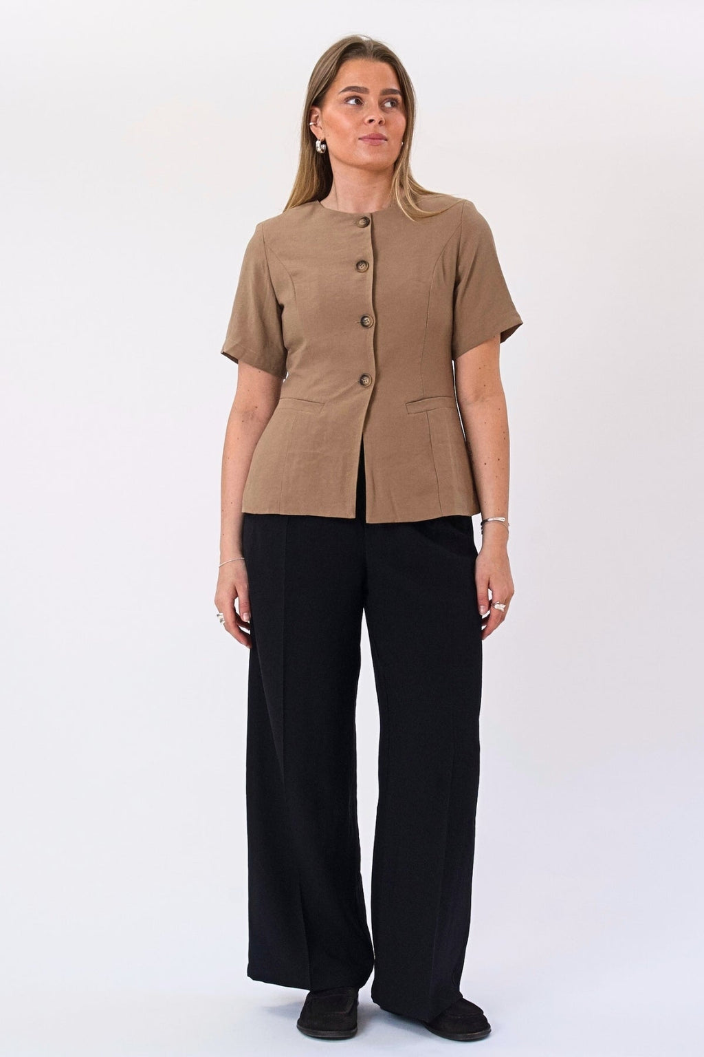 Isolde Blazer - Lys Brun
