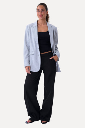 Klassisk fit Blazer - Lys Grå