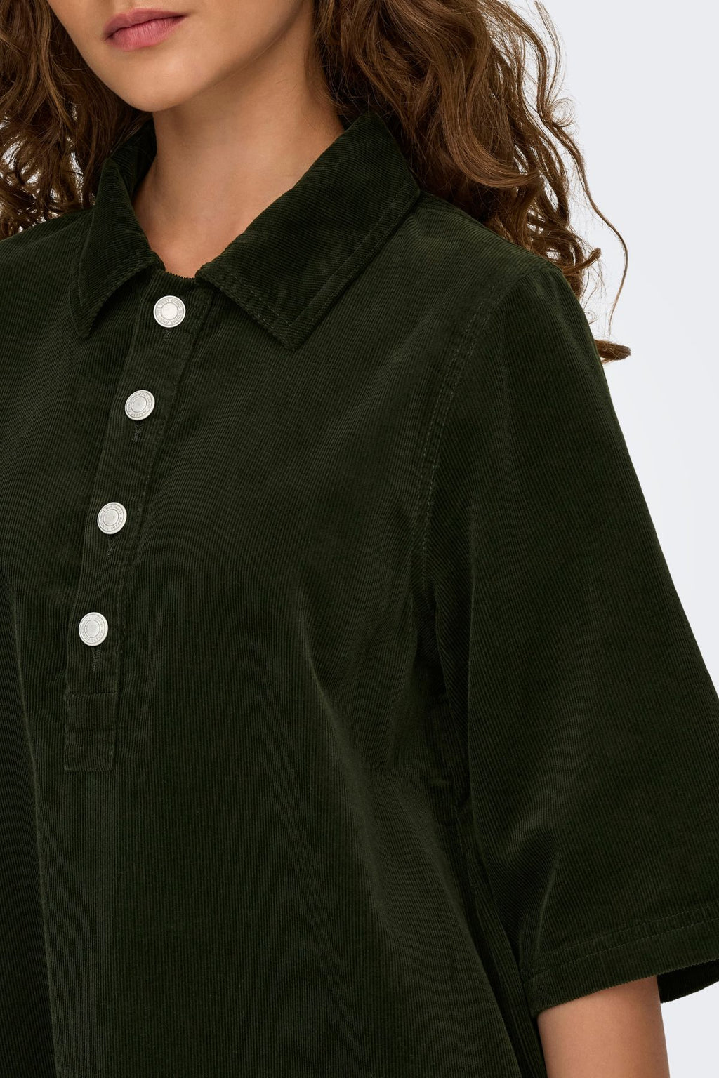 Nessa Kordfløyelkjole - Rosin