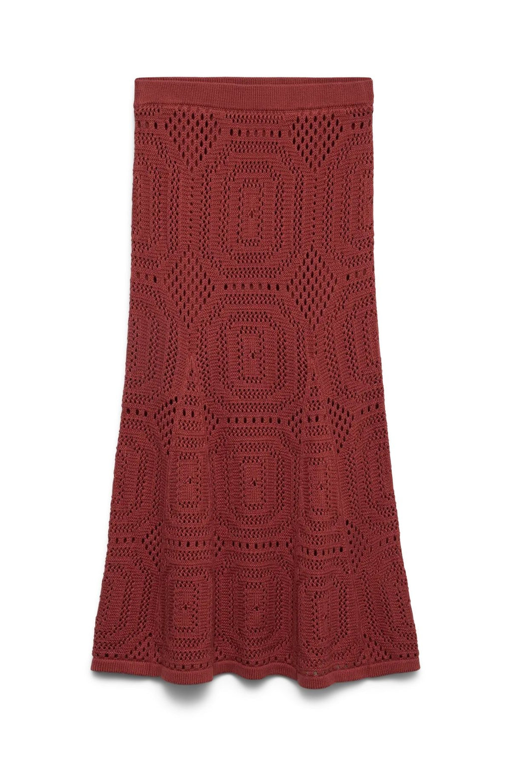 Baylee Crochet Skjørt - Ruset Brun