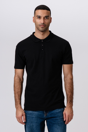 Muscle Polo Shirt - Svart