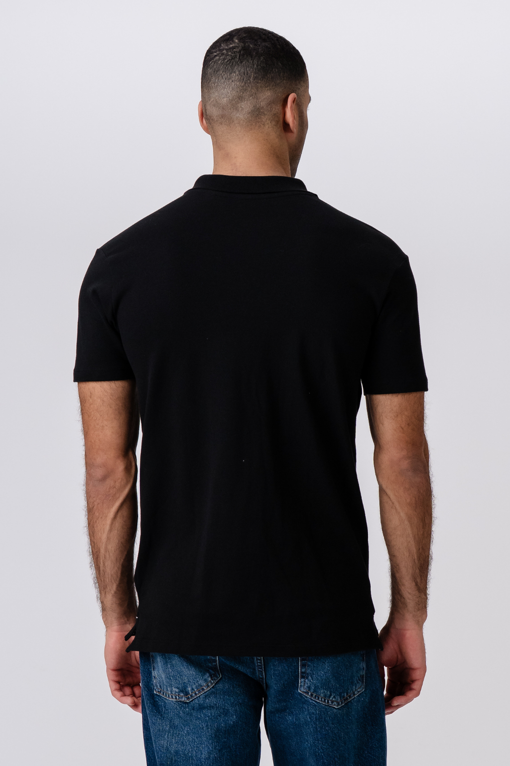 Muscle Polo Shirt - Svart