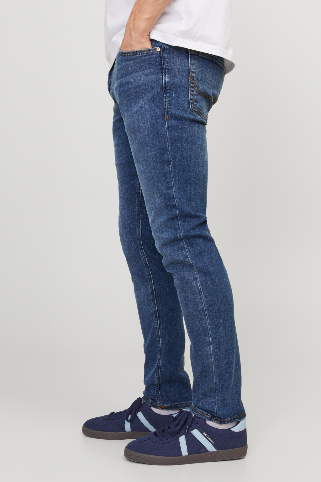 Glenn Stretch Jeans - Denim Blue (Slim fit)