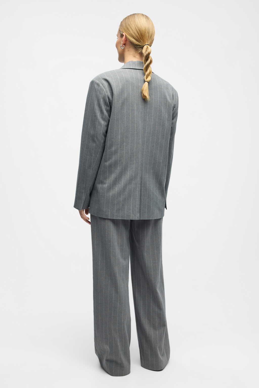 Lisa Blazer - Medium Gråmelert