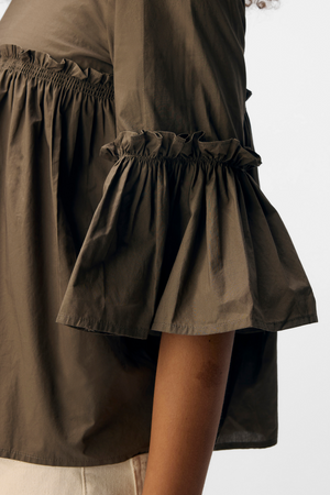 Håp Hals Top - Morel