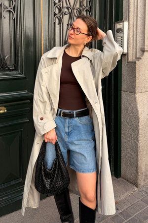 Denim Shorts - Medium Blue Denim