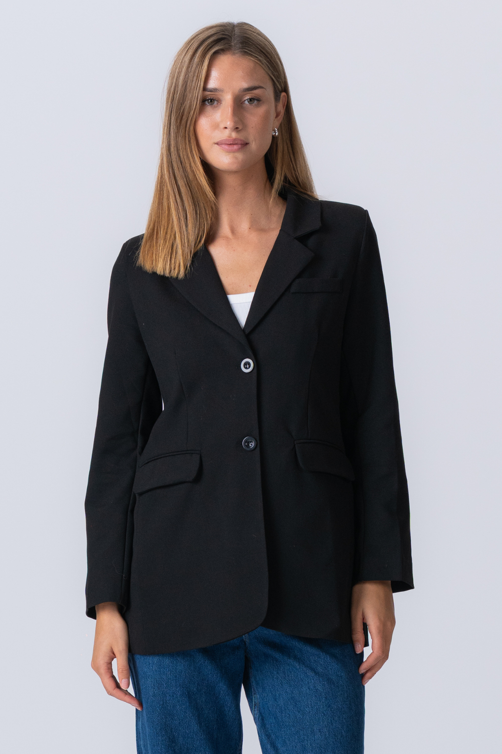 Claire Oversized Blazer - Svart