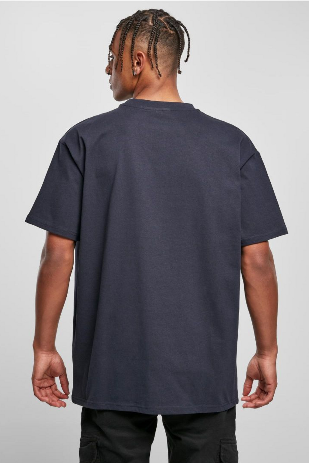 Heavy Oversized T-skjorte - Navy