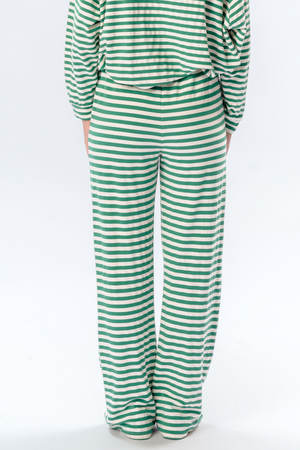 Stripete Bukser - Grønn
