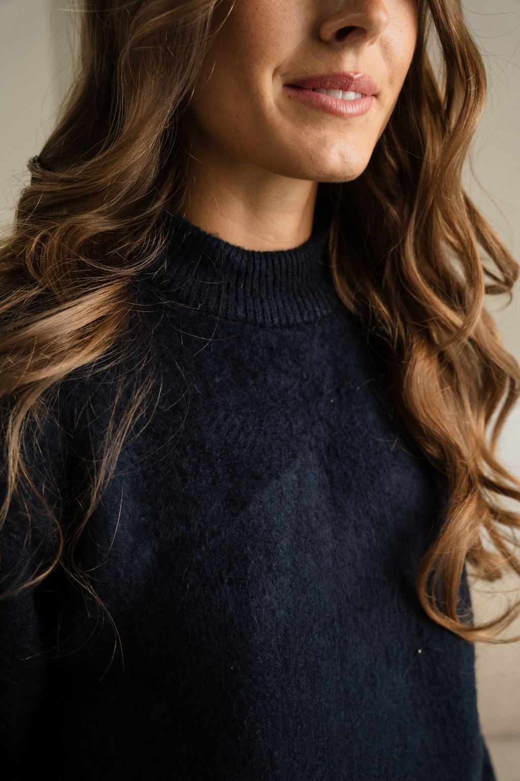 Hazel Strikkegenser - Svart