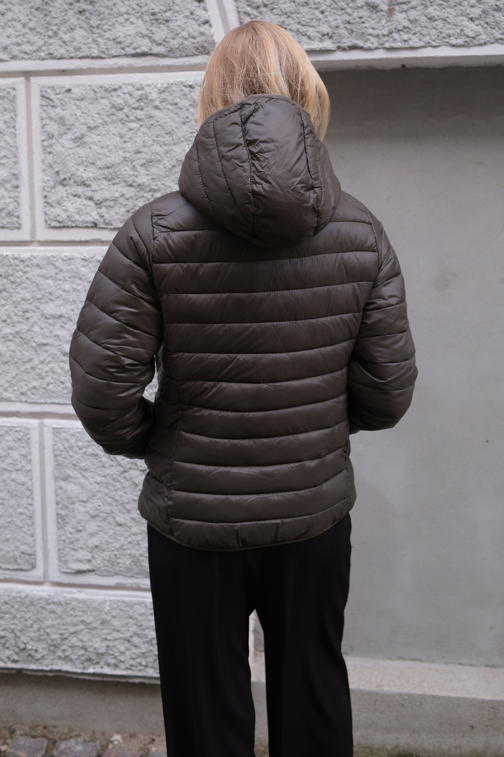 Lett Pufferjakke - Olivengrønn