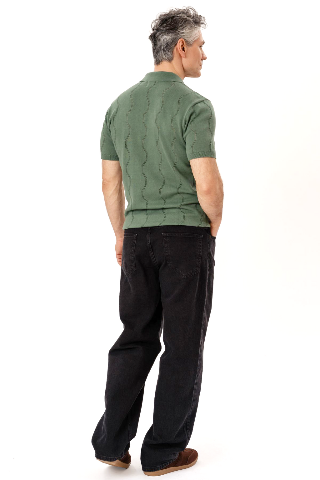 William Regular Jeans - Helt Svart