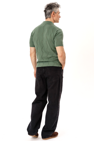 William Regular Jeans - Helt Svart