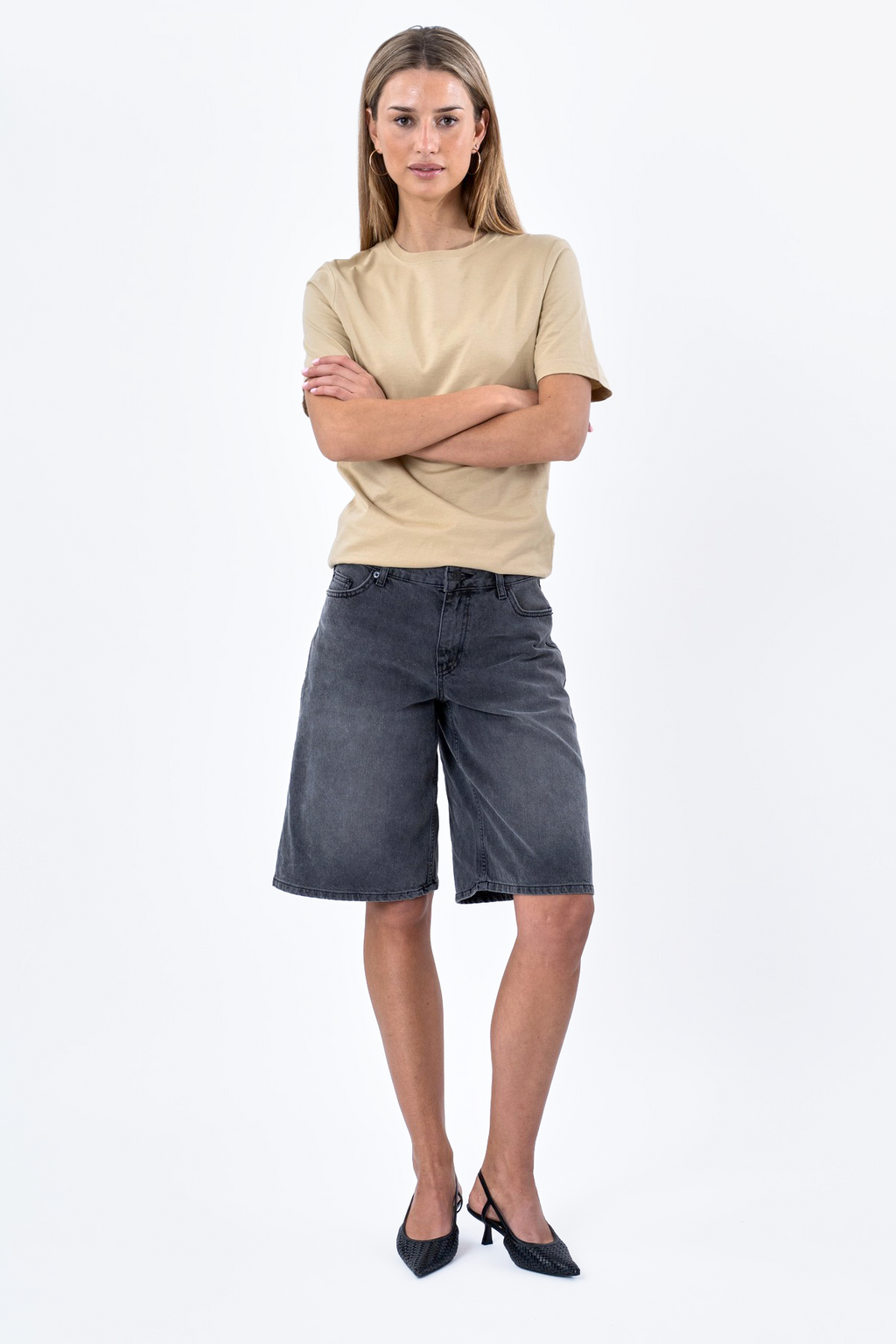 Boyfriend T-shirt - Sand