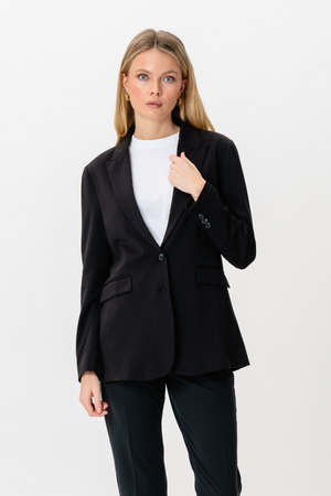 Klassisk fit Blazer - Svart