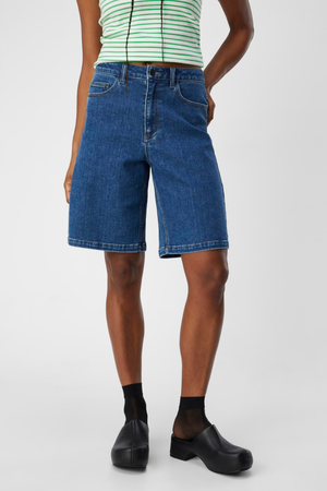 Carol Denim Shorts - Medium Blå Denim