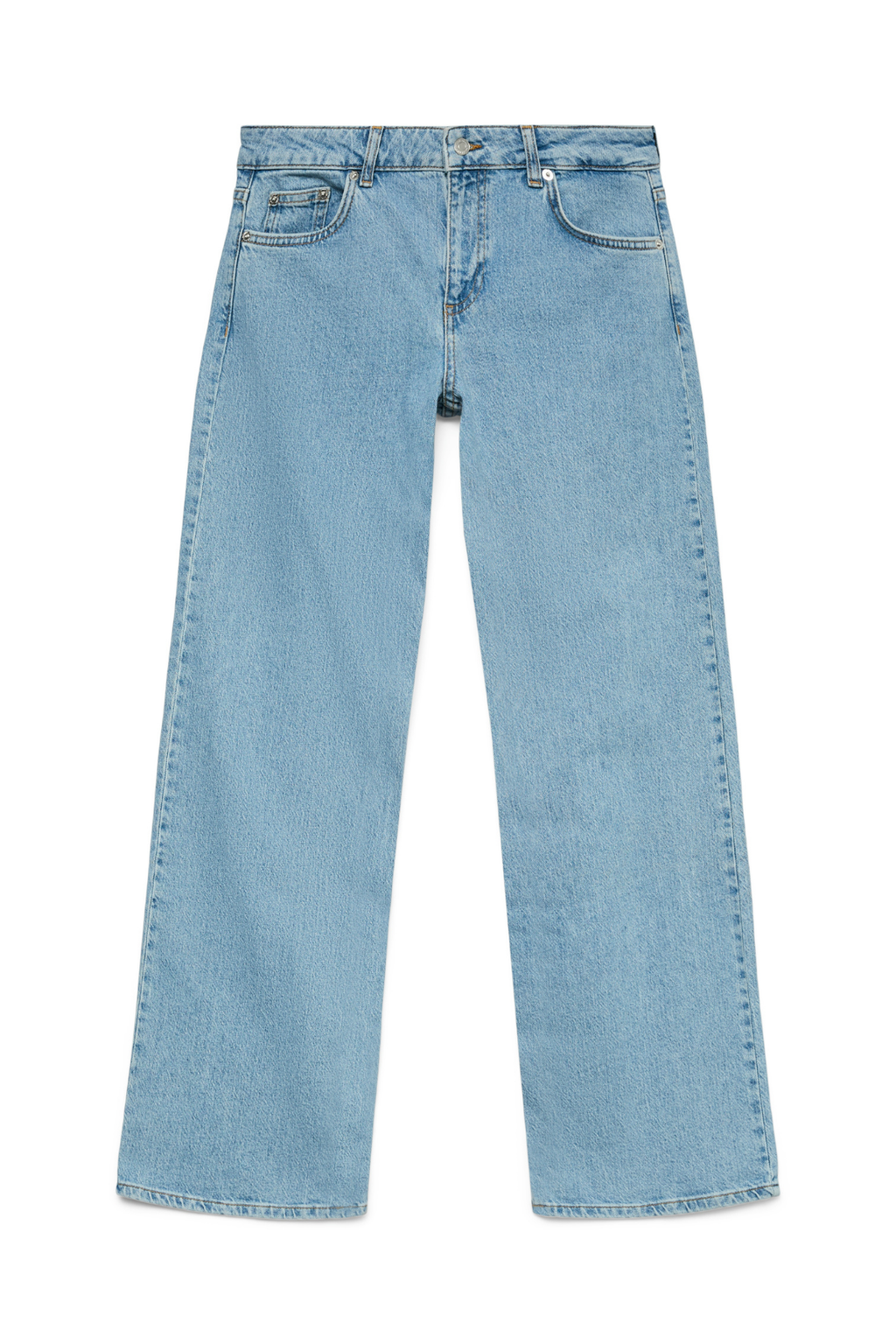 Alexis Low Waist Denim Jeans - Lyseblå Denim