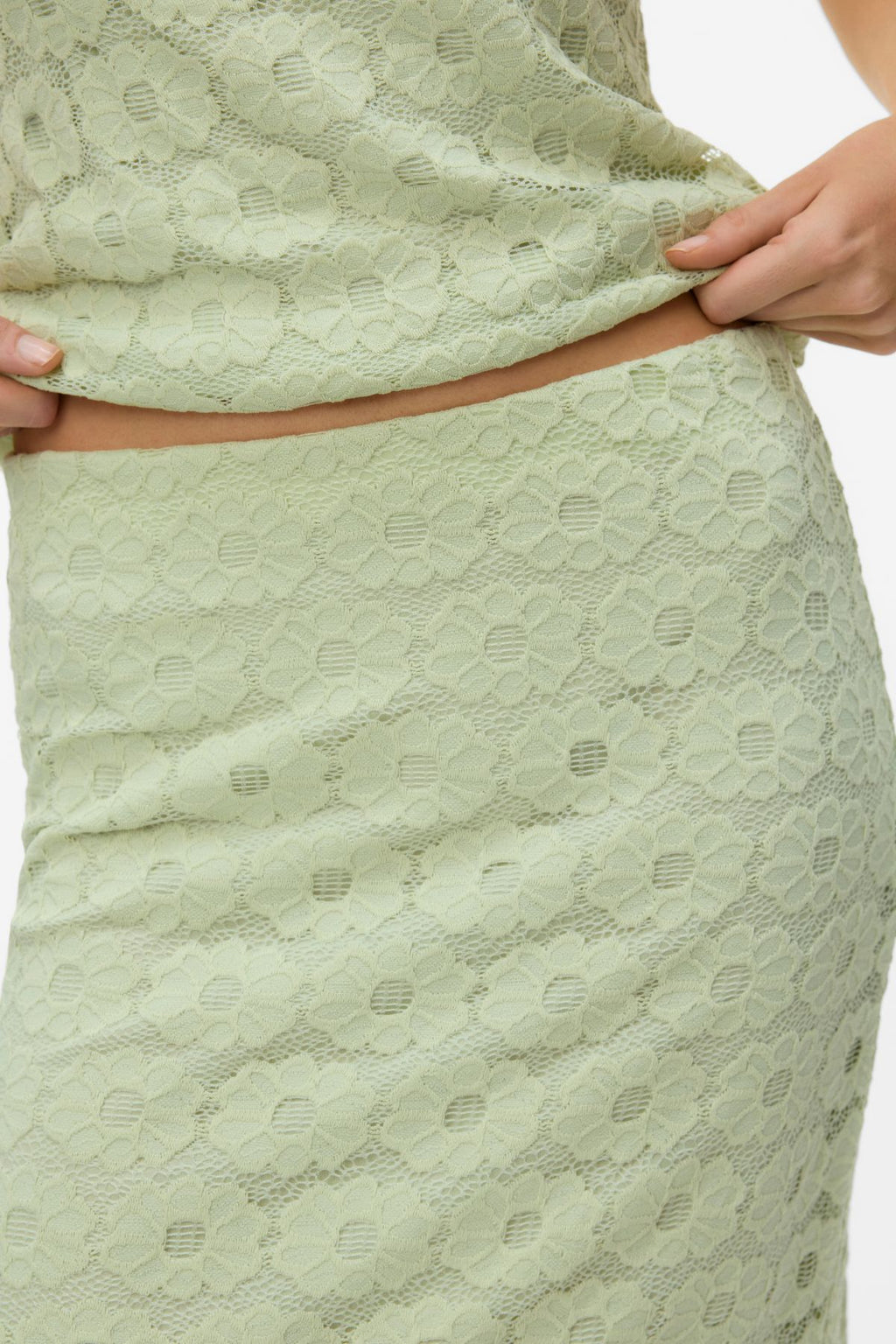 Janelle Ankle Skjørt - Fog Green