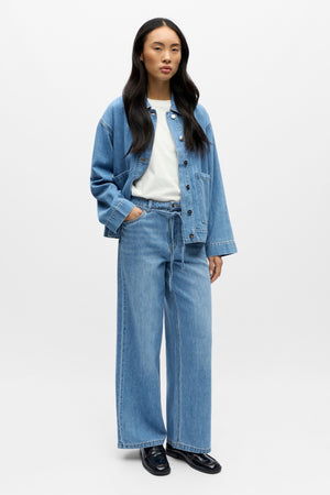 Rosie Wide Jeans - Light Blue Denim