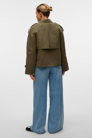 Chloe Short Trenchcoat - Kalamata