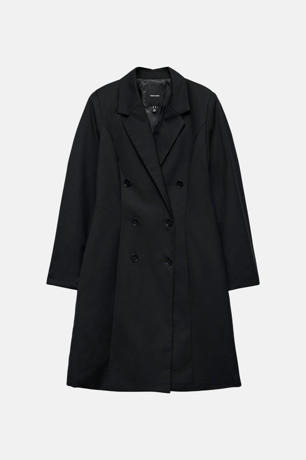 Melly Figursydd Blazerkjole - Svart