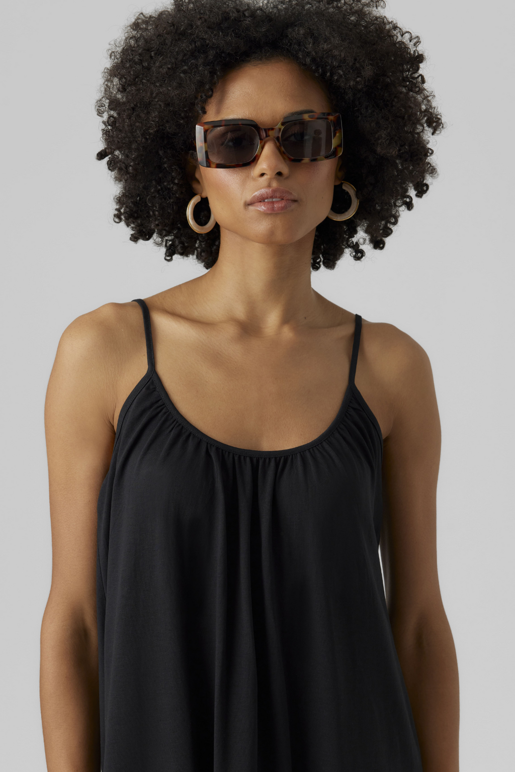 Luna Singlet Ankelkjole - Svart