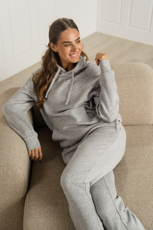 Essensielle Sweatpants - Grå Melange