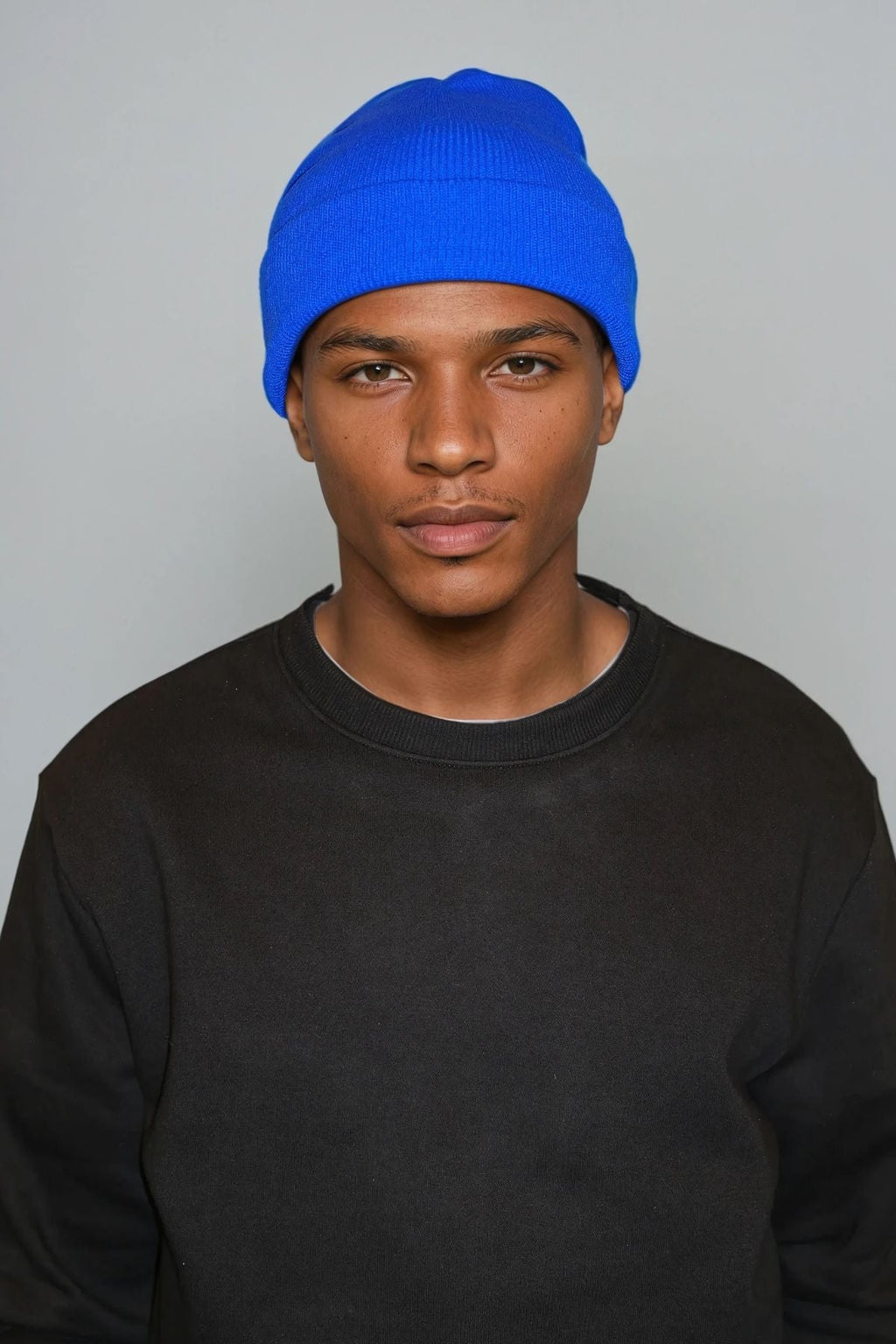 Klassisk beanie - Blå