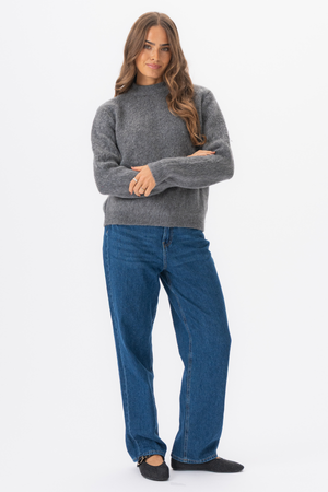 Hazel Strikkegenser - Grå