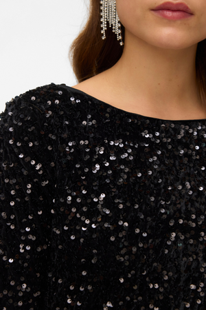 Bella Kort Kjole - Svart